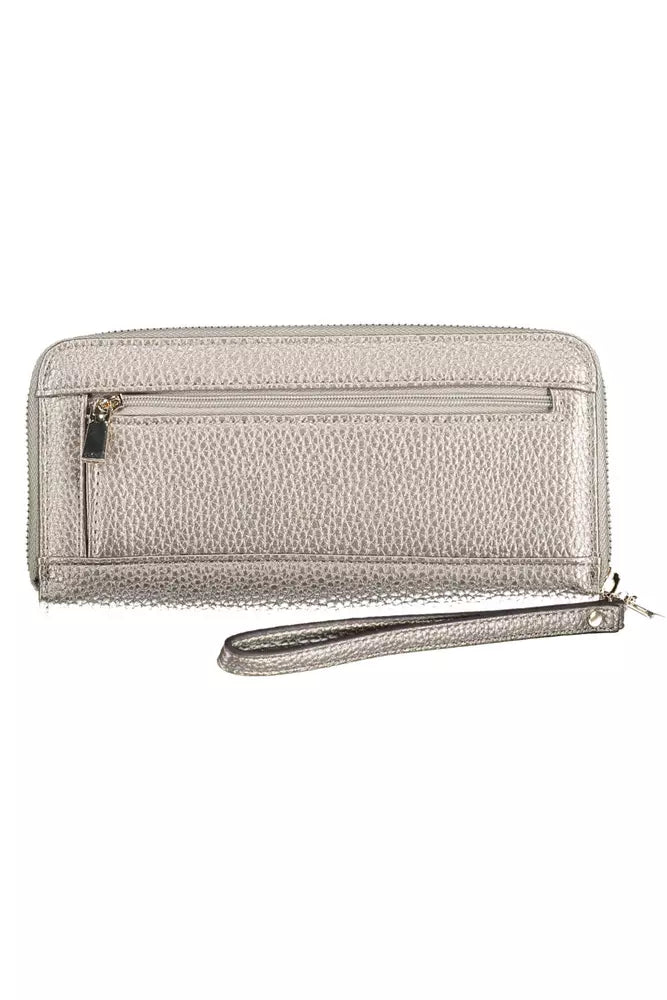 Guess Jeans Silver Polyethylene Wallet for Women