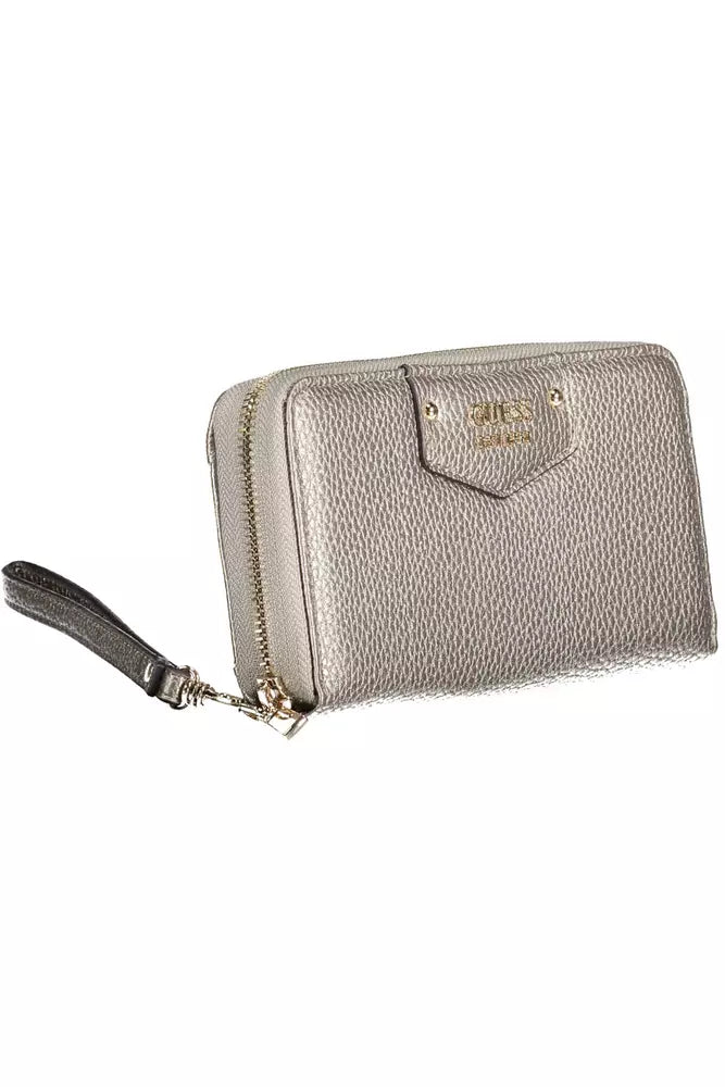 Guess Jeans Silver Polyethylene Wallet for Women