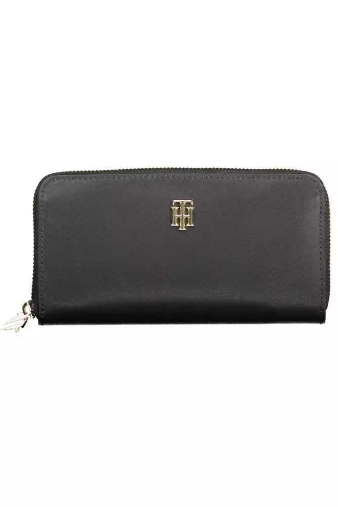 Tommy Hilfiger Schwarzes Nylon Portemonnaie für Frauen