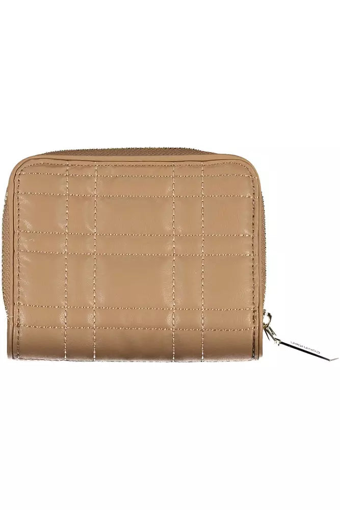 Calvin Klein Beige Polyester Women's Wallet