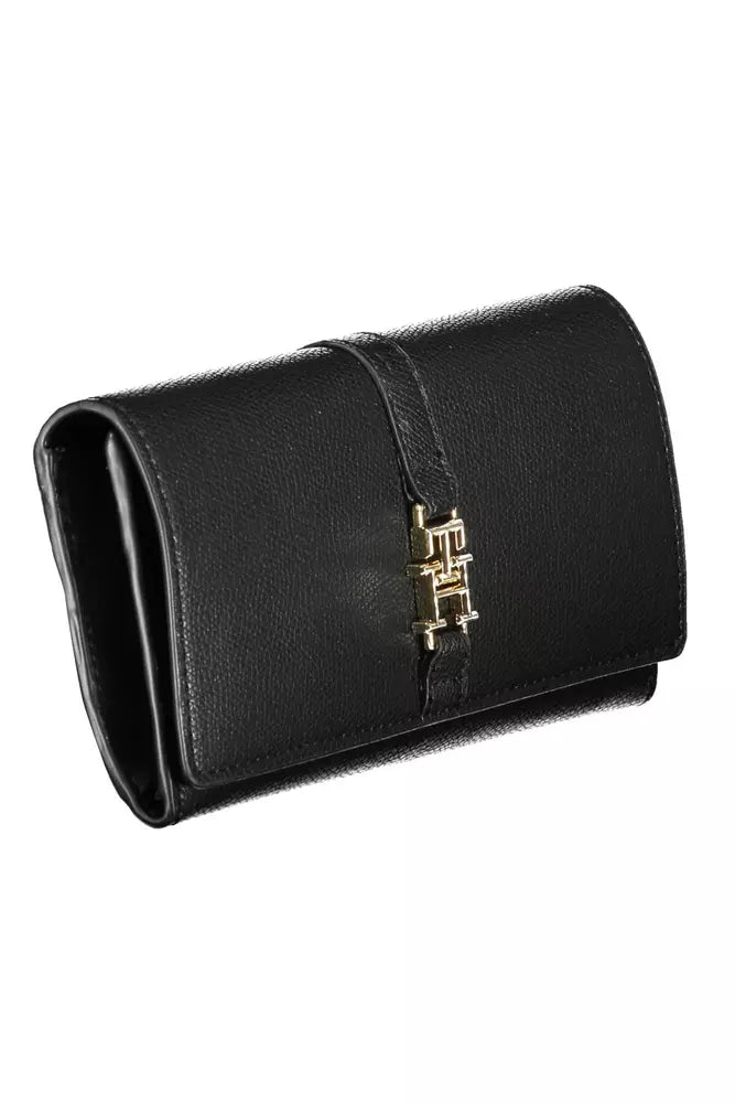 Tommy Hilfiger Black Polyethylene Wallet for Women