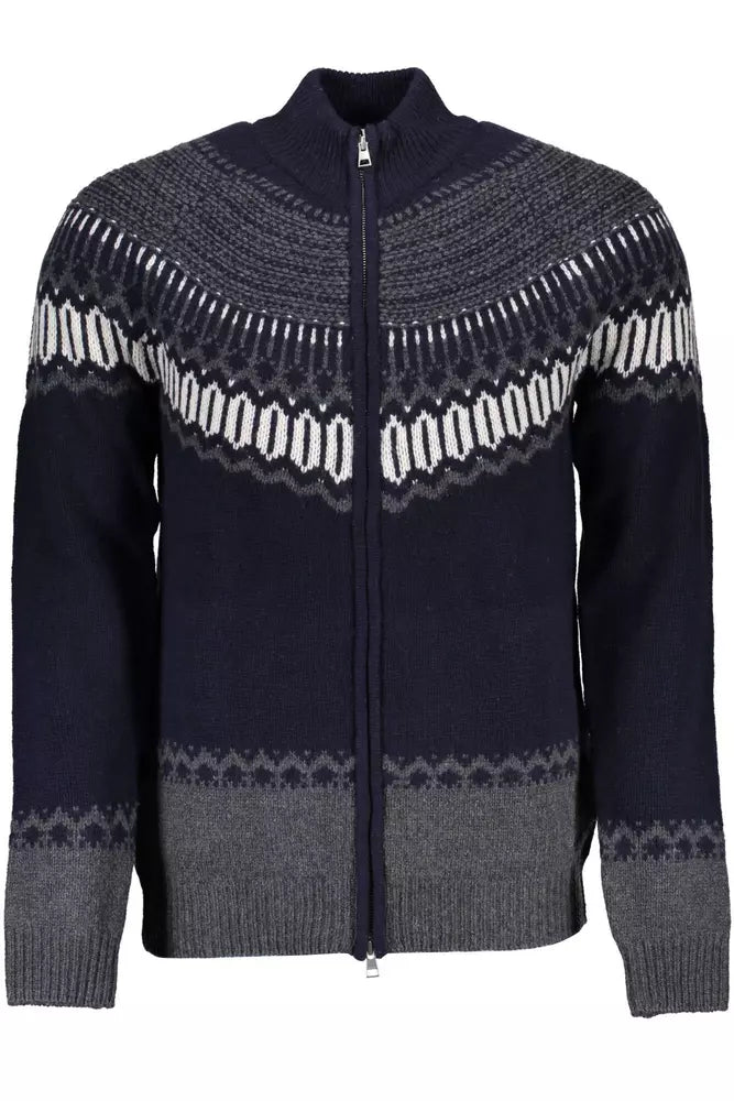 Gant Blue Wool Men's Cardigan