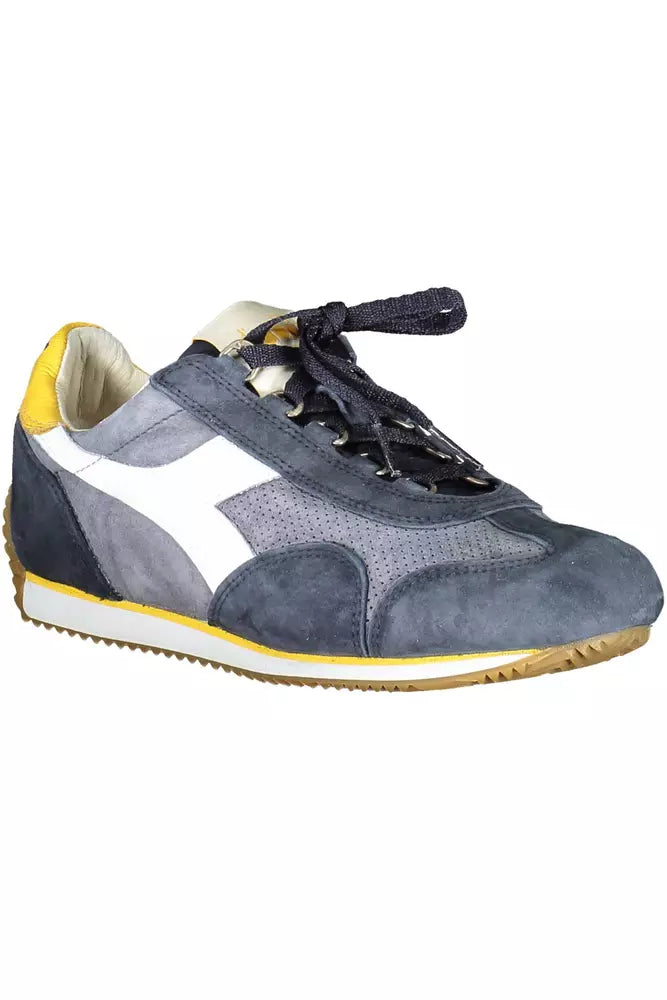 Diadora Blue Leather Women's Sneakers