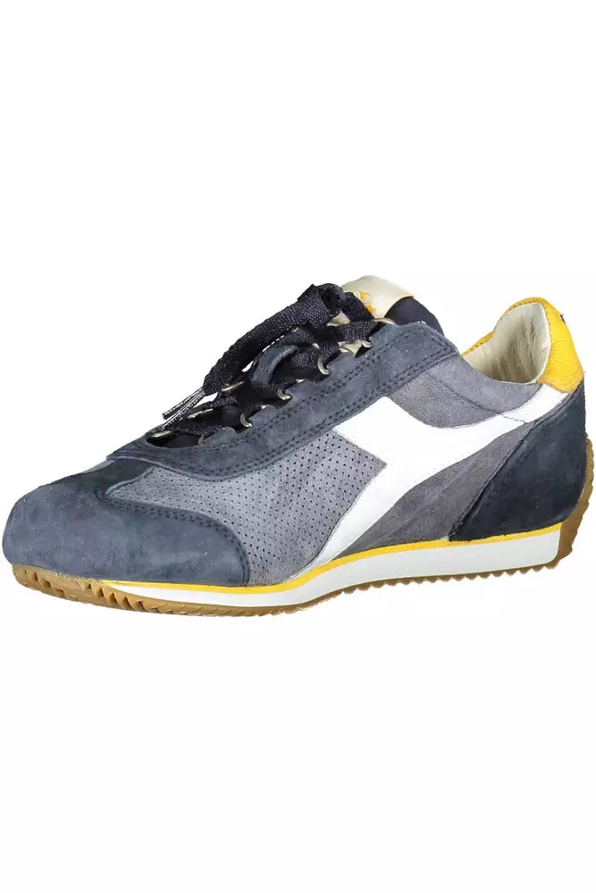 Diadora Blue Leather Women's Sneakers