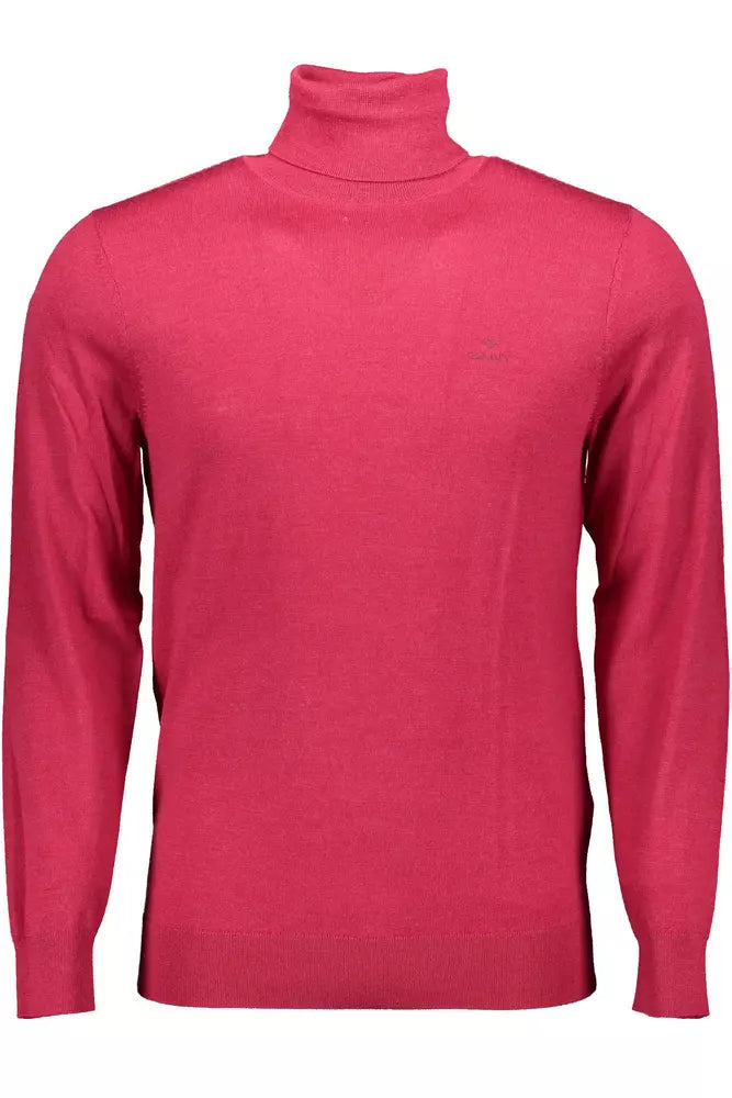 Gant red wool sweater for men