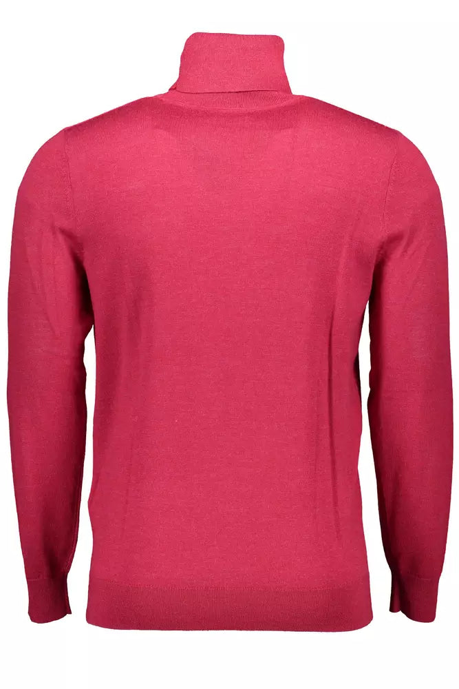 Gant red wool sweater for men