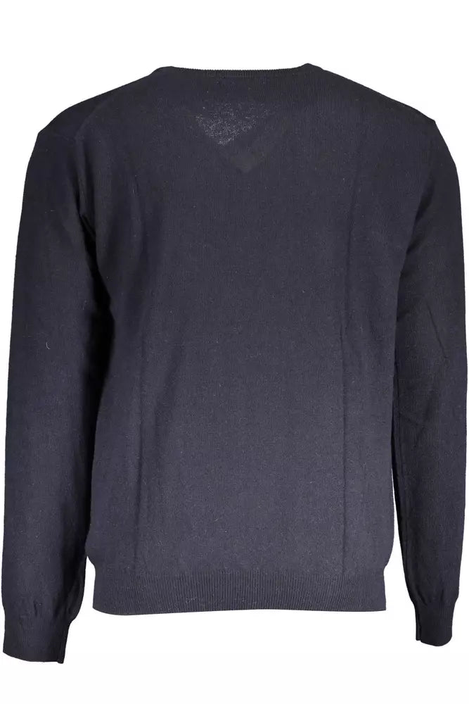 La Martina Blue Wool Sweater for Men