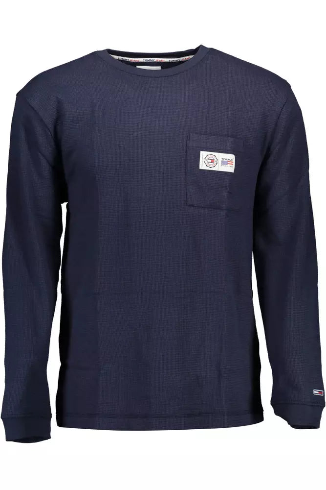 Tommy Hilfiger Blue Cotton Sweater for Men