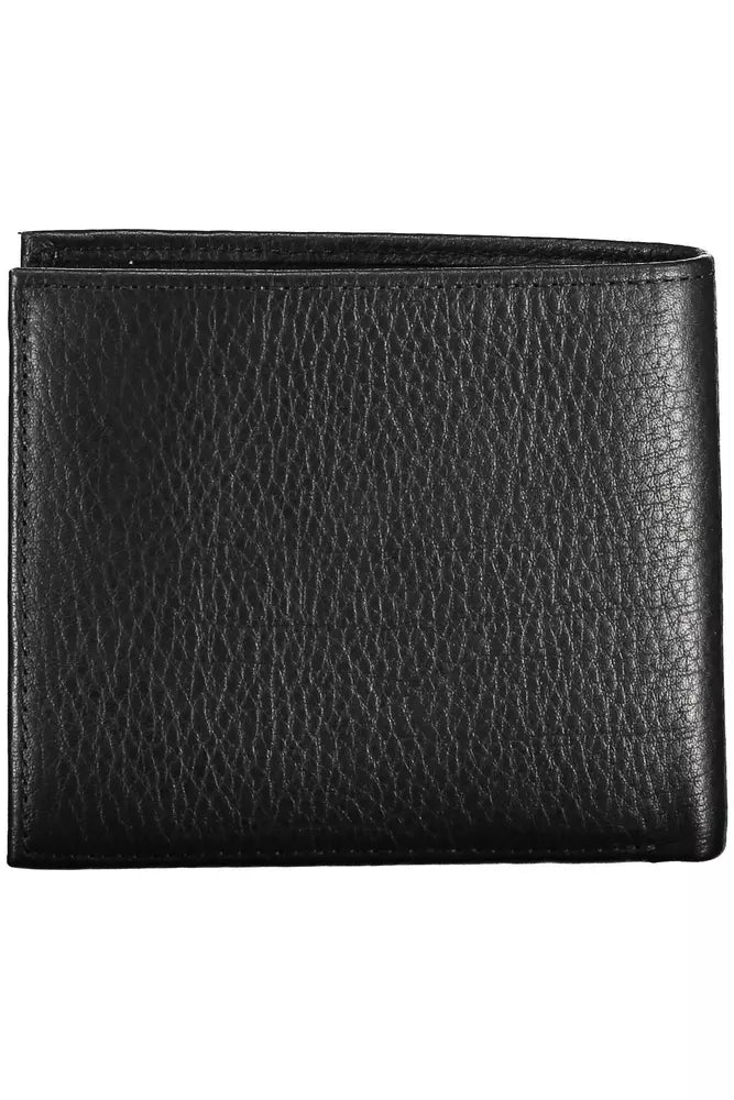 Tommy Hilfiger Black Leather Men's Wallet