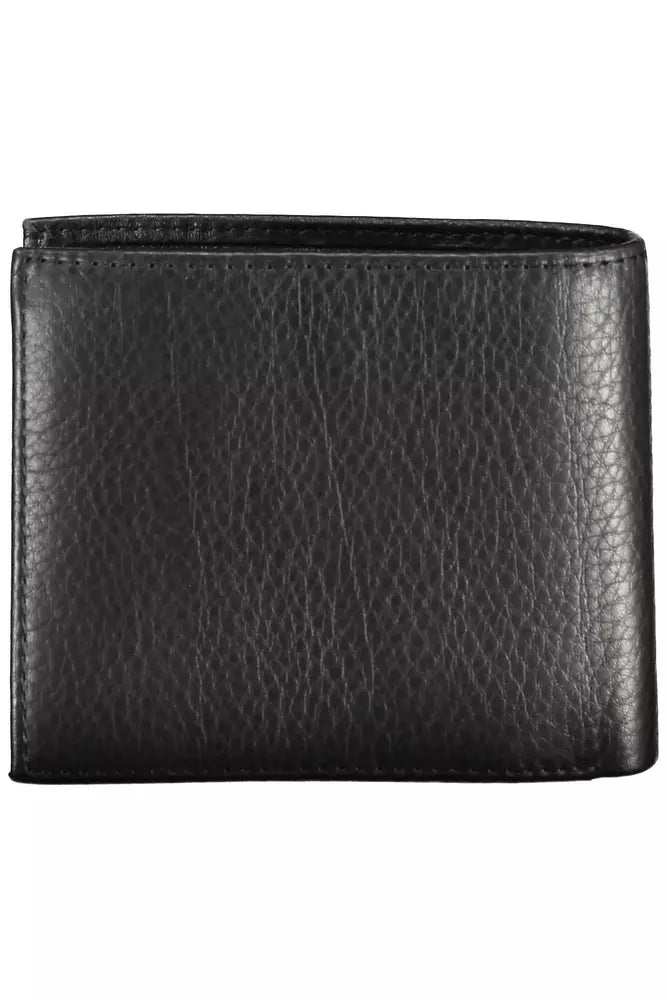 Tommy Hilfiger Black Leather Men's Wallet