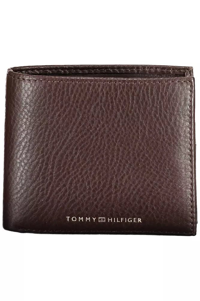 Tommy Hilfiger Brown Leather Wallet for Men