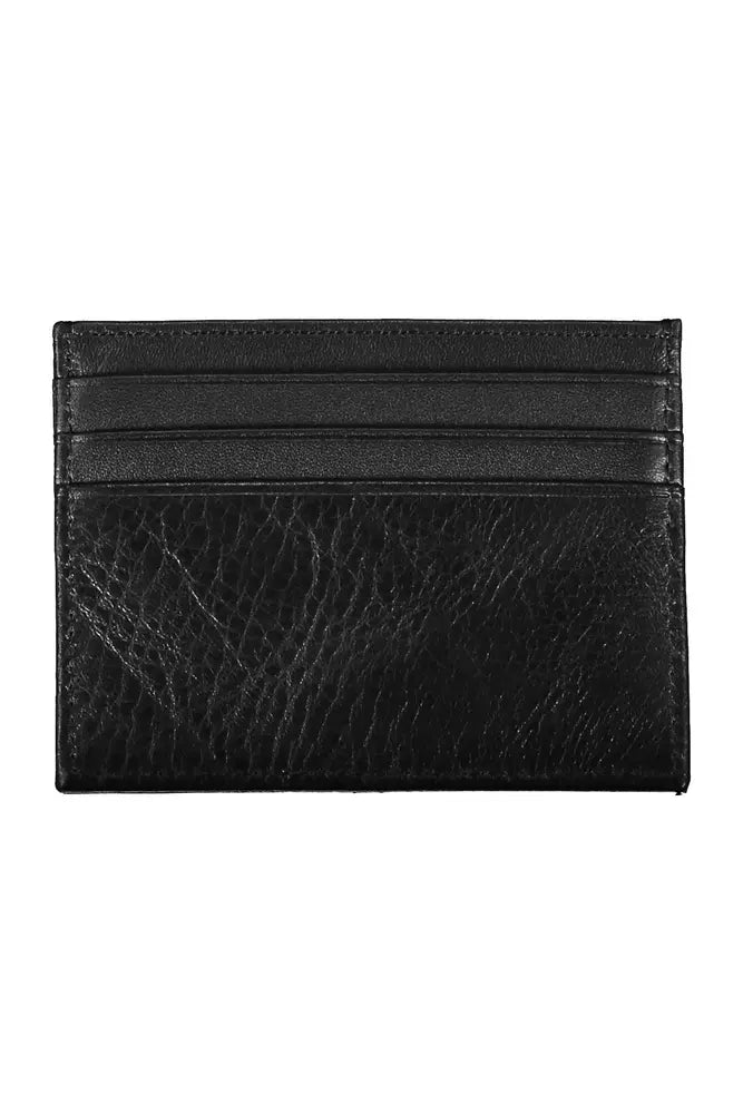 Tommy Hilfiger Black Leather Men's Wallet