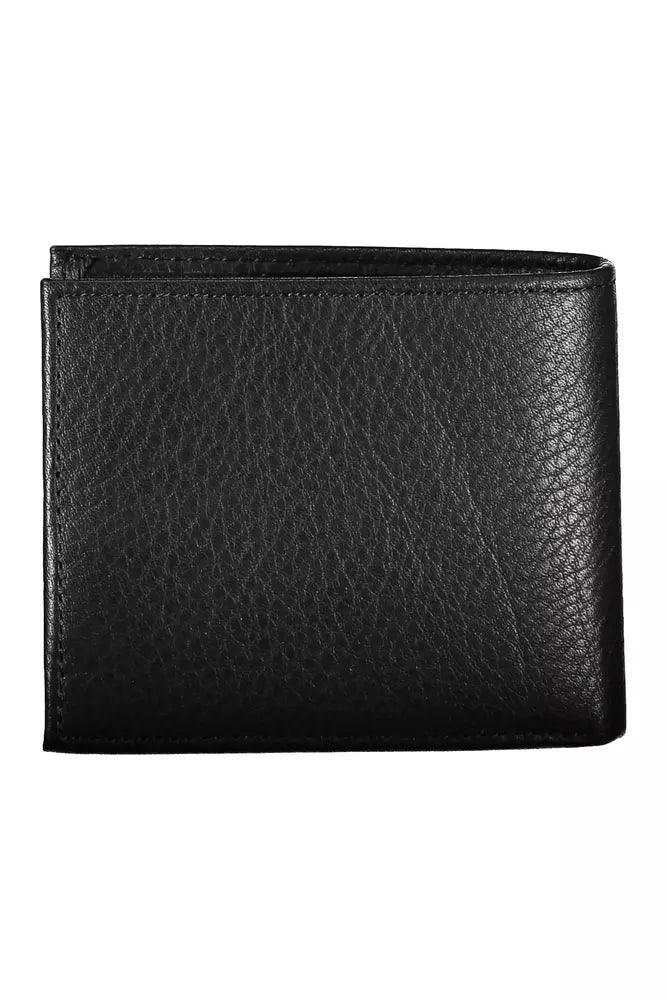 Tommy Hilfiger Black Leather Men's Wallet