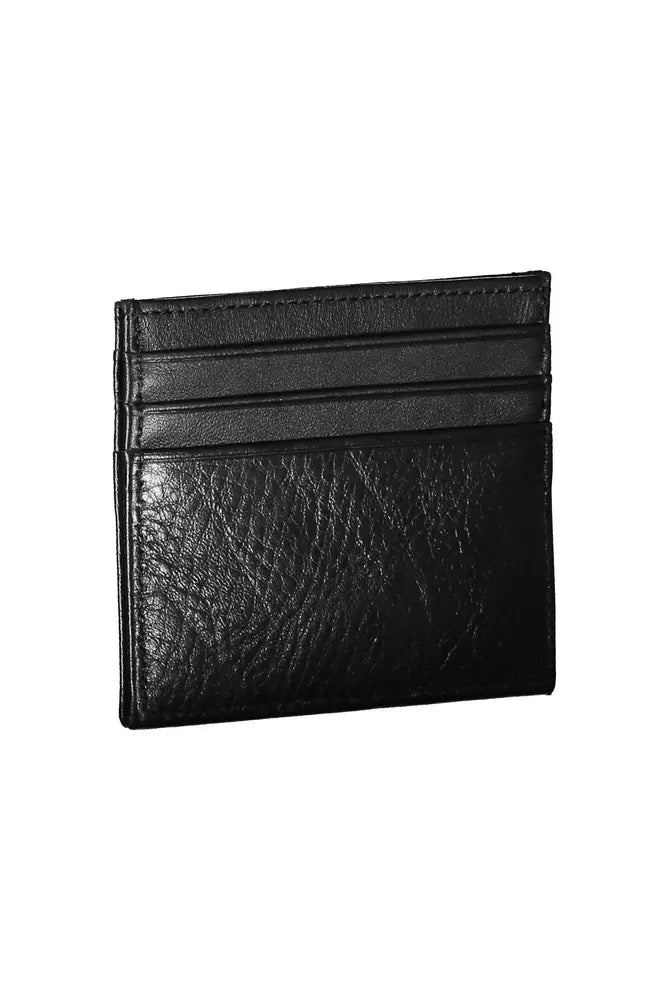 Tommy Hilfiger Black Leather Men's Wallet