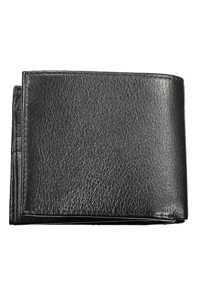 Tommy Hilfiger Black Leather Men's Wallet