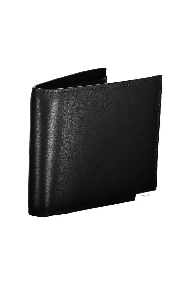 Calvin Klein Black Leather Men's Wallet