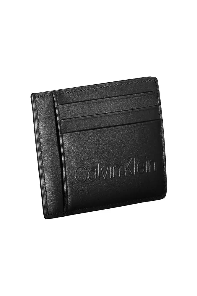 Calvin Klein Black Polyethylene Men's Wallet