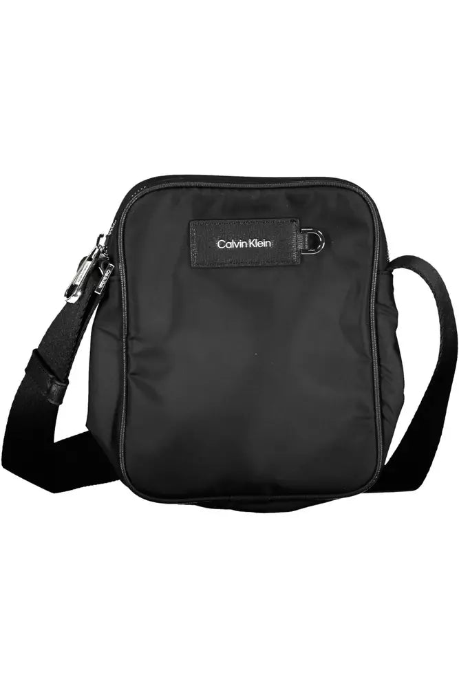 Calvin Klein Black Polyester Men's Shoulder Bag