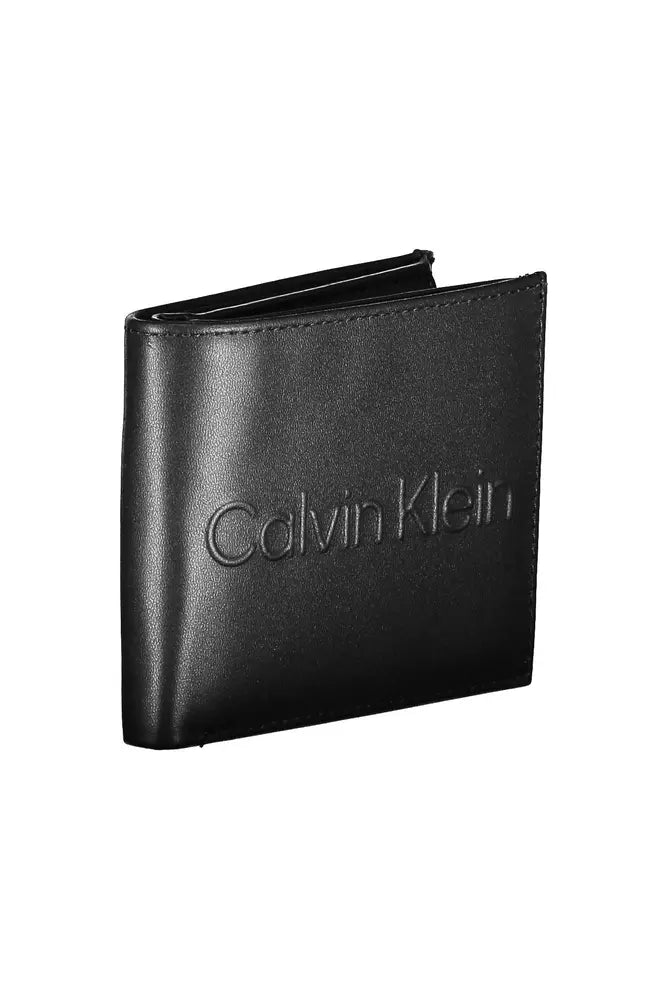 Calvin Klein Black Polyethylene Men's Wallet