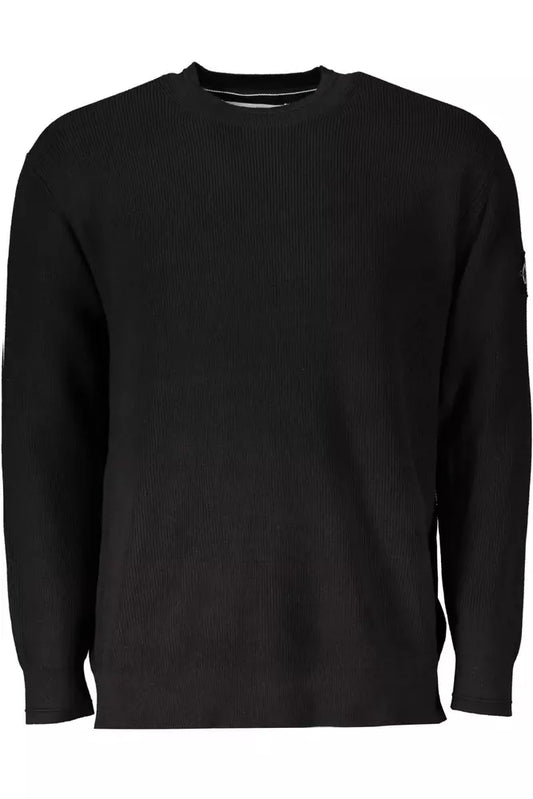 Calvin Klein Black Cotton Sweater for Men