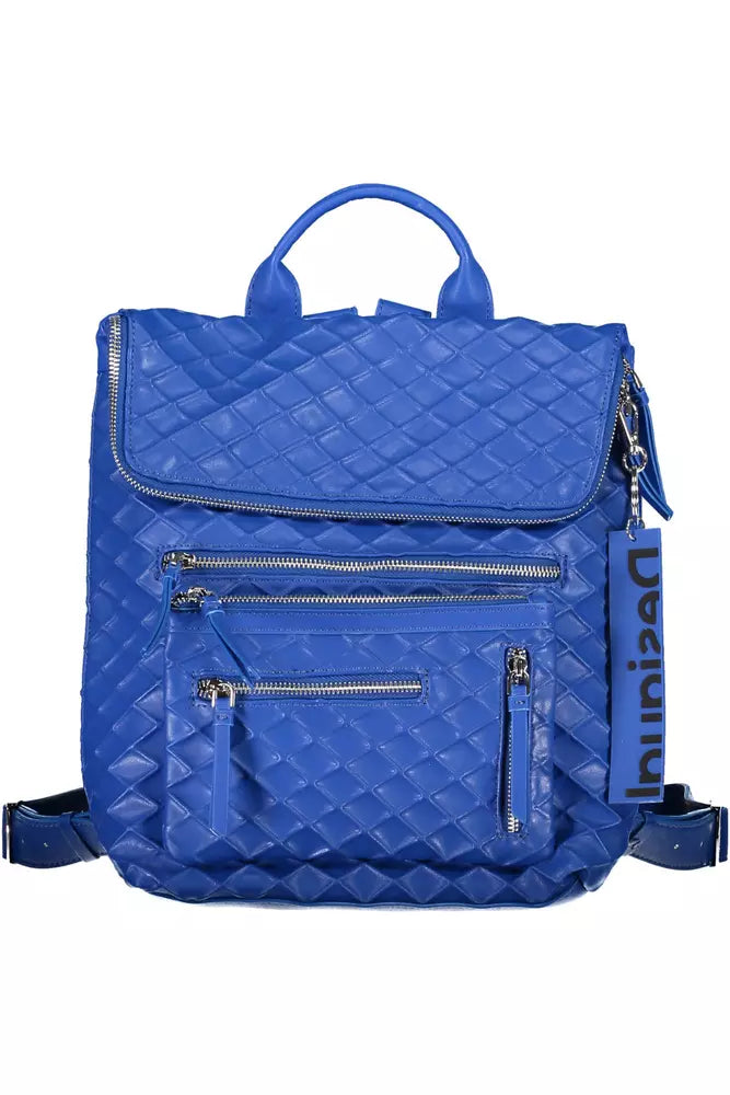 Desigual Blauer Polyethylen-Rucksack für Frauen