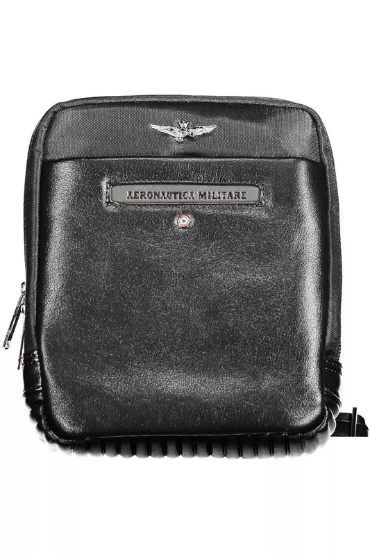 Aeronautica Militare Black Polyester Men's Shoulder Bag