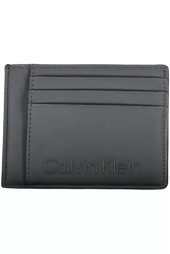 Calvin Klein Black Polyester Men's Wallet