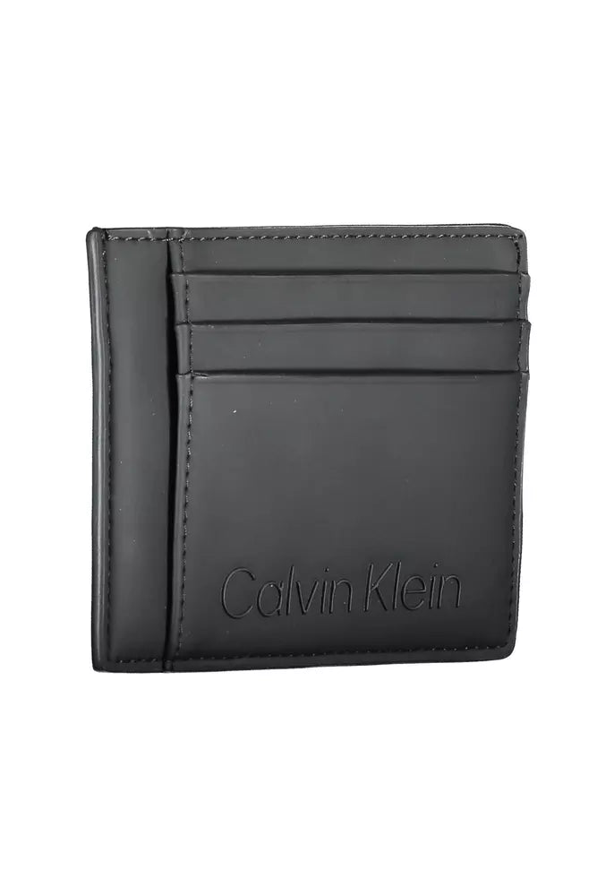 Calvin Klein Black Polyester Men's Wallet