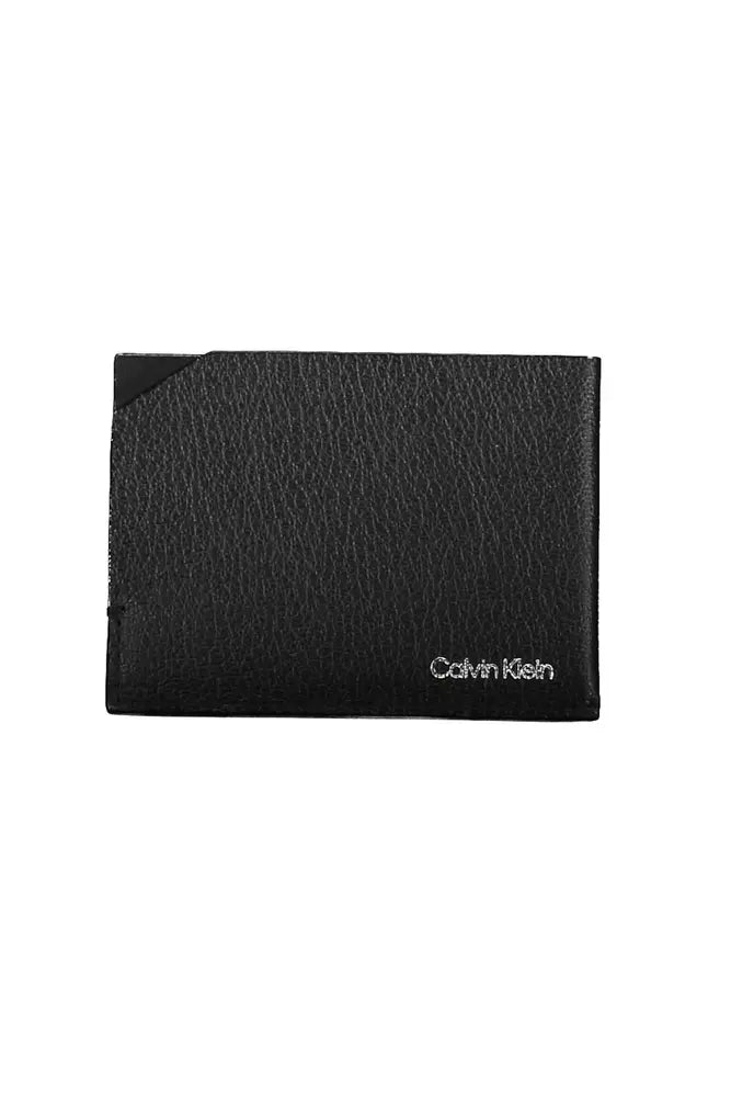 Calvin Klein Black Leather Men's Wallet