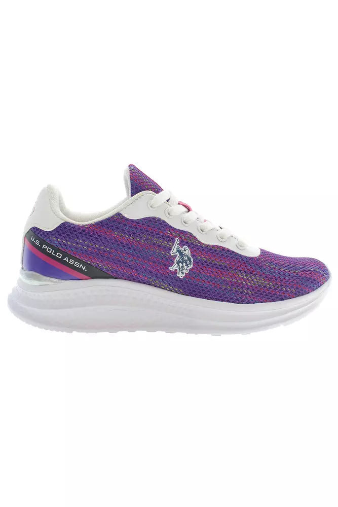 U.S. POLO ASSN. Purple polyester women's sneakers