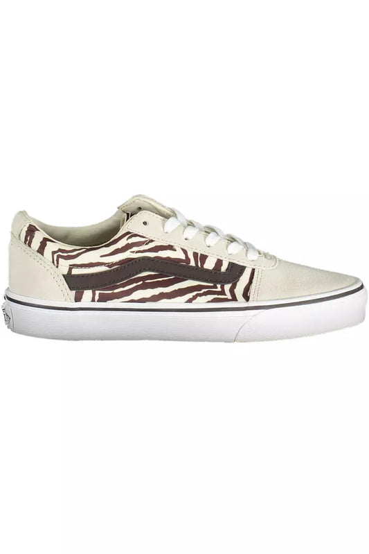 Vans Beige Leather Women's Sneakers