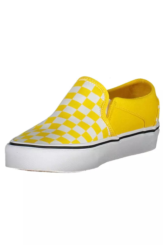 Vans Yellow Polyester Women's Sneakers