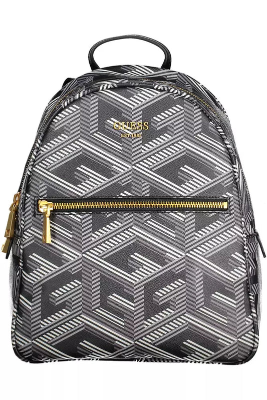 Guess Jeans Schwarzer Polyethylen-Rucksack für Frauen