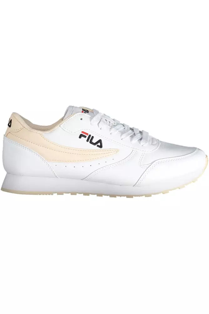 Fila White Polyethylene Women's Sneakers