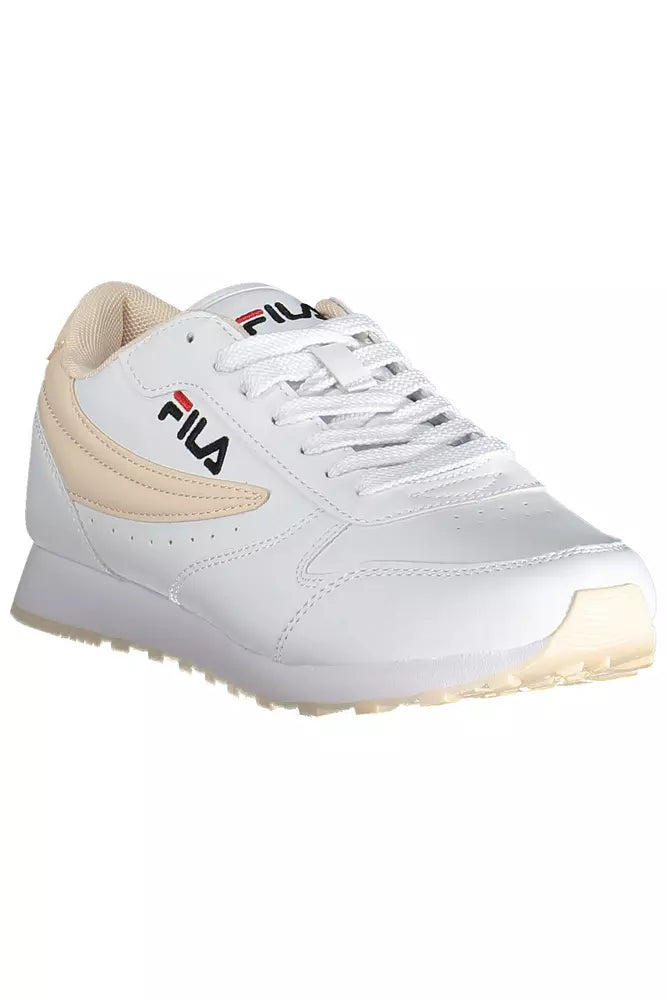 Fila White Polyethylene Women's Sneakers