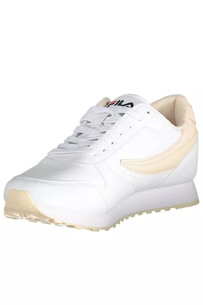 Fila White Polyethylene Women's Sneakers