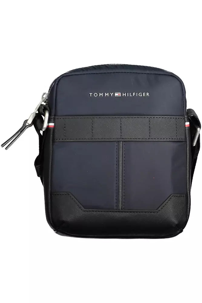 Tommy Hilfiger Blue Polyester Men's Shoulder Bag