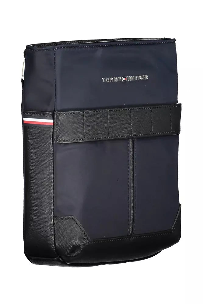 Tommy Hilfiger Blue Polyester Men's Shoulder Bag