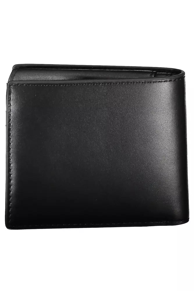 Tommy Hilfiger Black Leather Men's Wallet