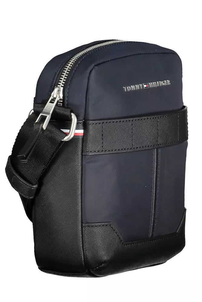 Tommy Hilfiger Blue Polyester Men's Shoulder Bag