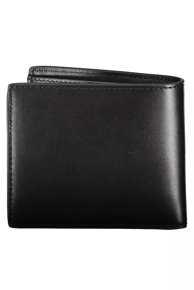 Tommy Hilfiger Black Leather Men's Wallet