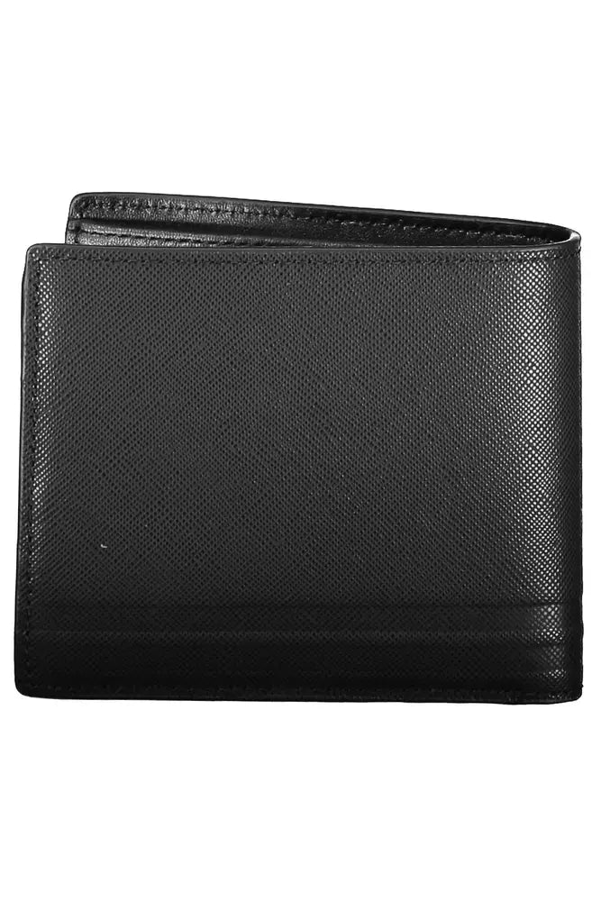 Tommy Hilfiger Black Leather Men's Wallet