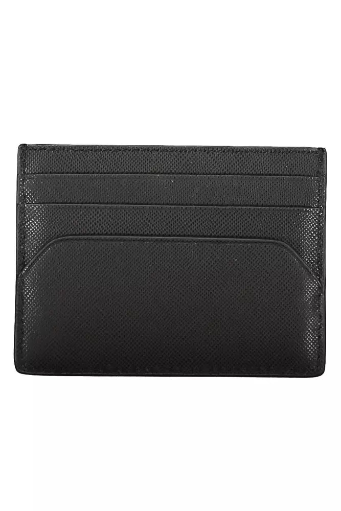 Tommy Hilfiger Black Leather Men's Wallet