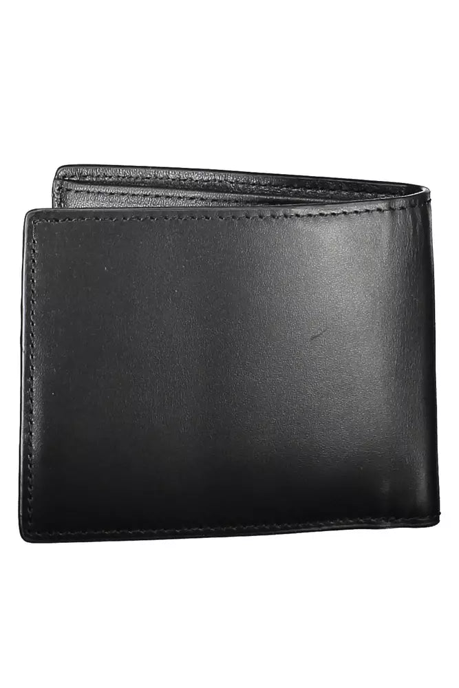 Tommy Hilfiger Black Leather Men's Wallet