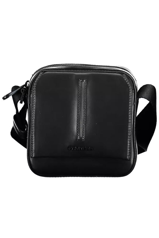 Calvin Klein Black Polyester Men's Shoulder Bag