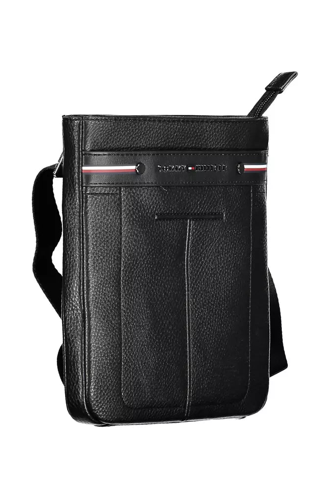 Tommy Hilfiger Black Polyethylene Men's Shoulder Bag