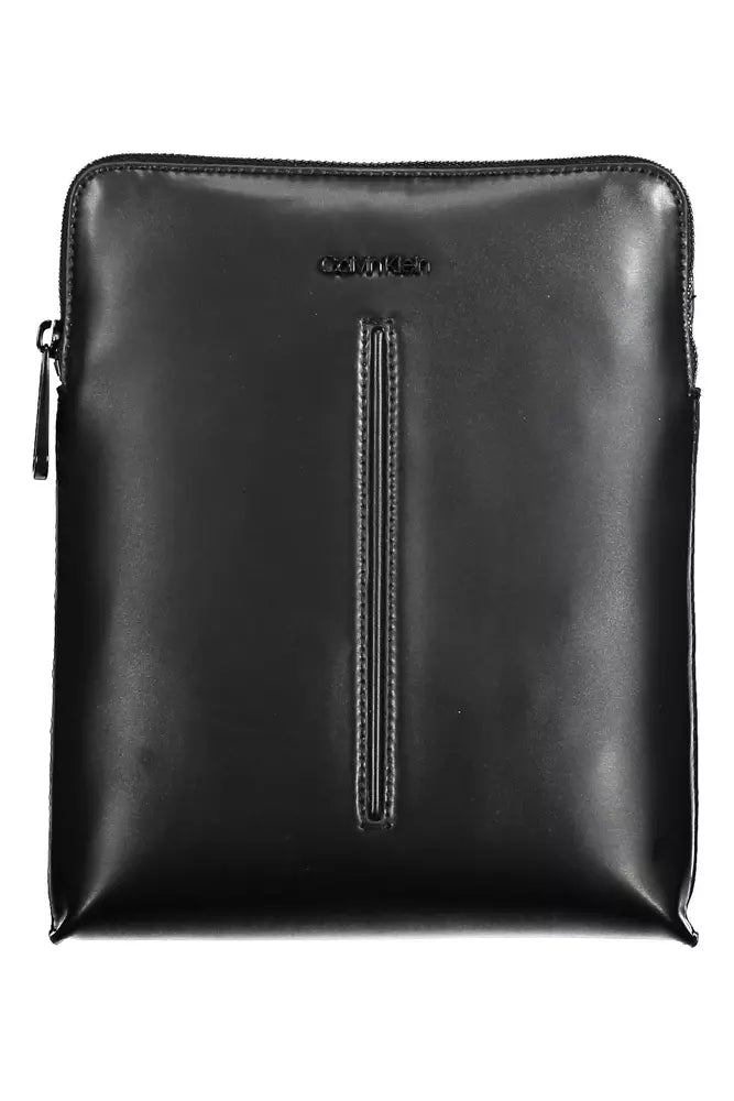 Calvin Klein Black Polyester Men's Shoulder Bag