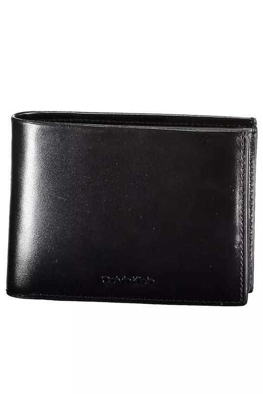 Calvin Klein Black Leather Men's Wallet