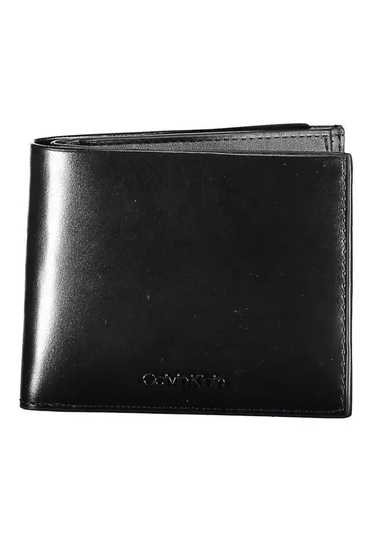 Calvin Klein Black Leather Men's Wallet