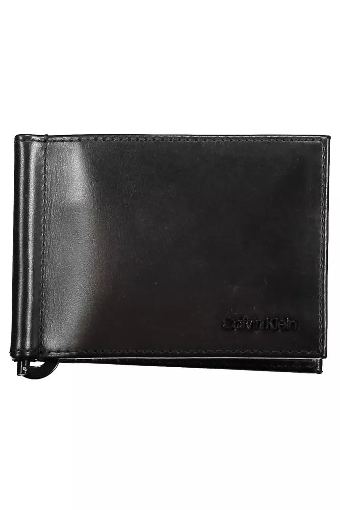 Calvin Klein Black Leather Men's Wallet